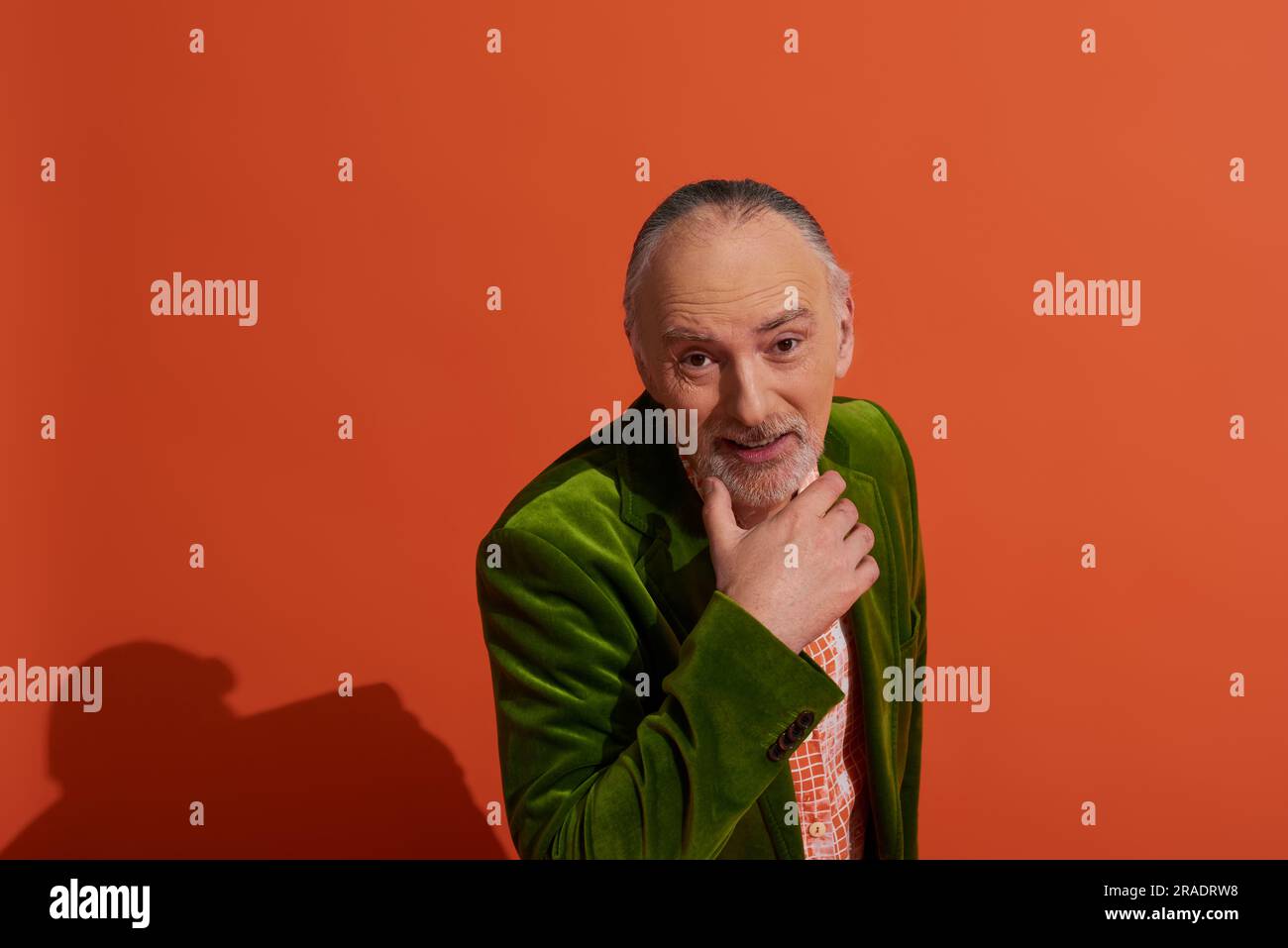 Green velour blazer hi-res stock photography and images - Alamy
