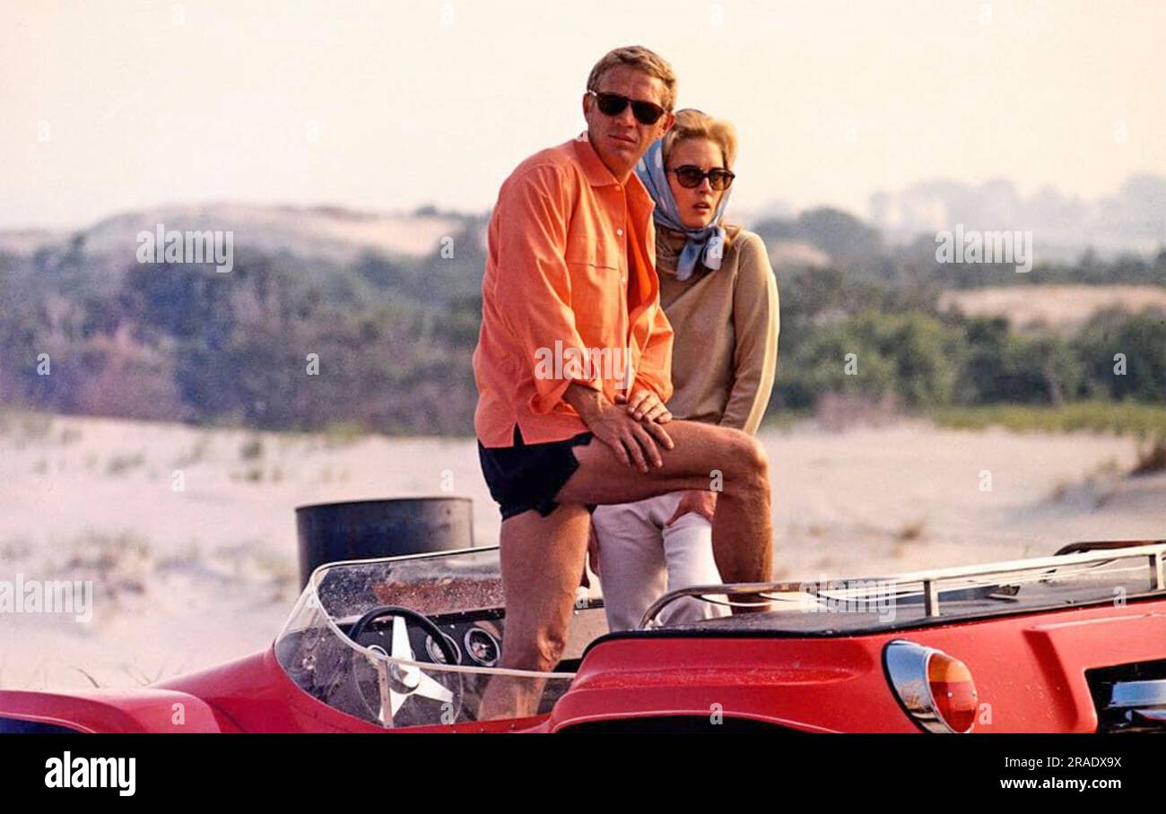 THE THOMAS CROWN AFFAIR 1968 United Artists film with Faye Dunaway and Steve McQueen Stock Photo