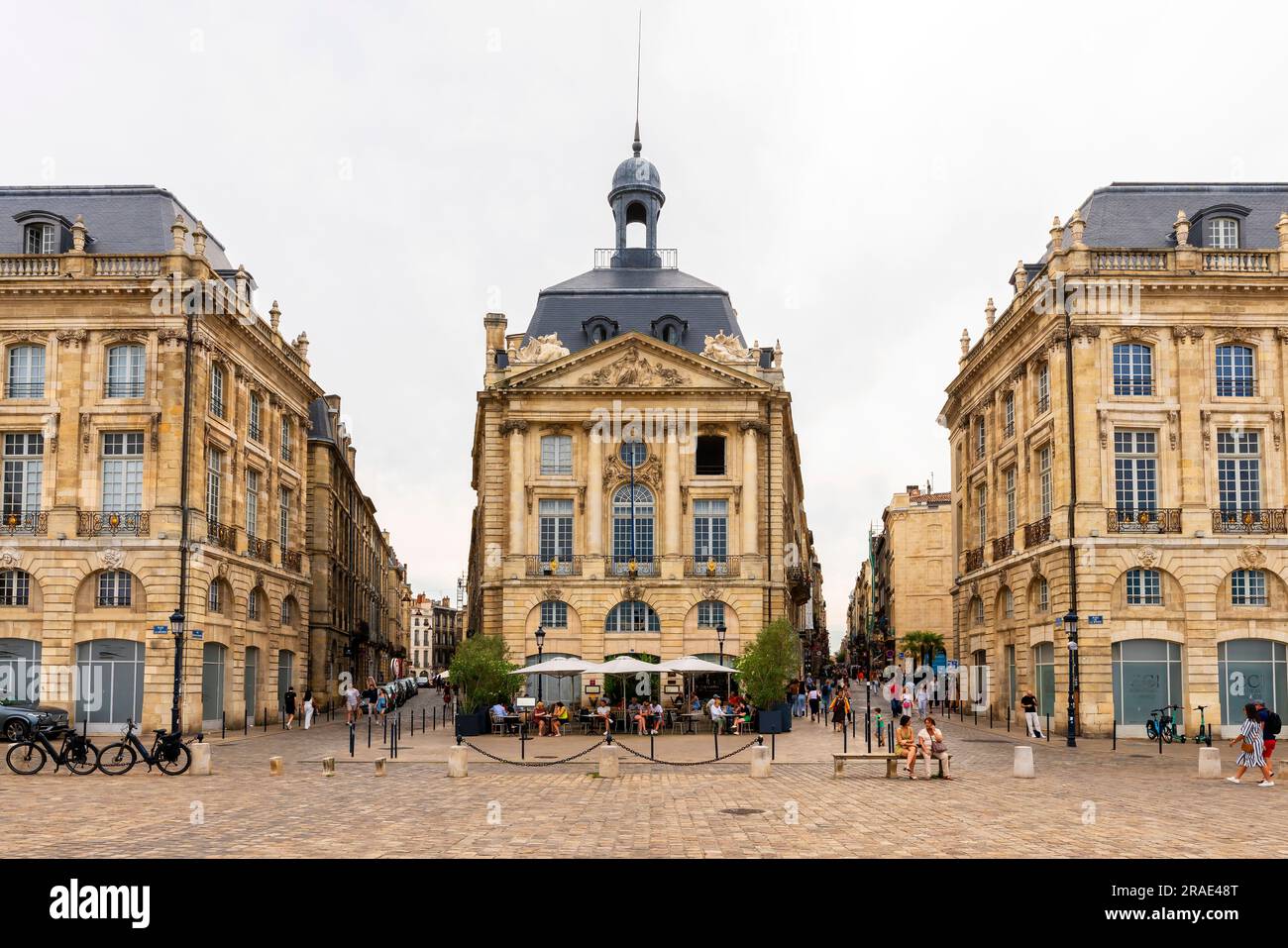 Place de la Bourse, Bordeaux, Aquitaine region, France. Stock Photo