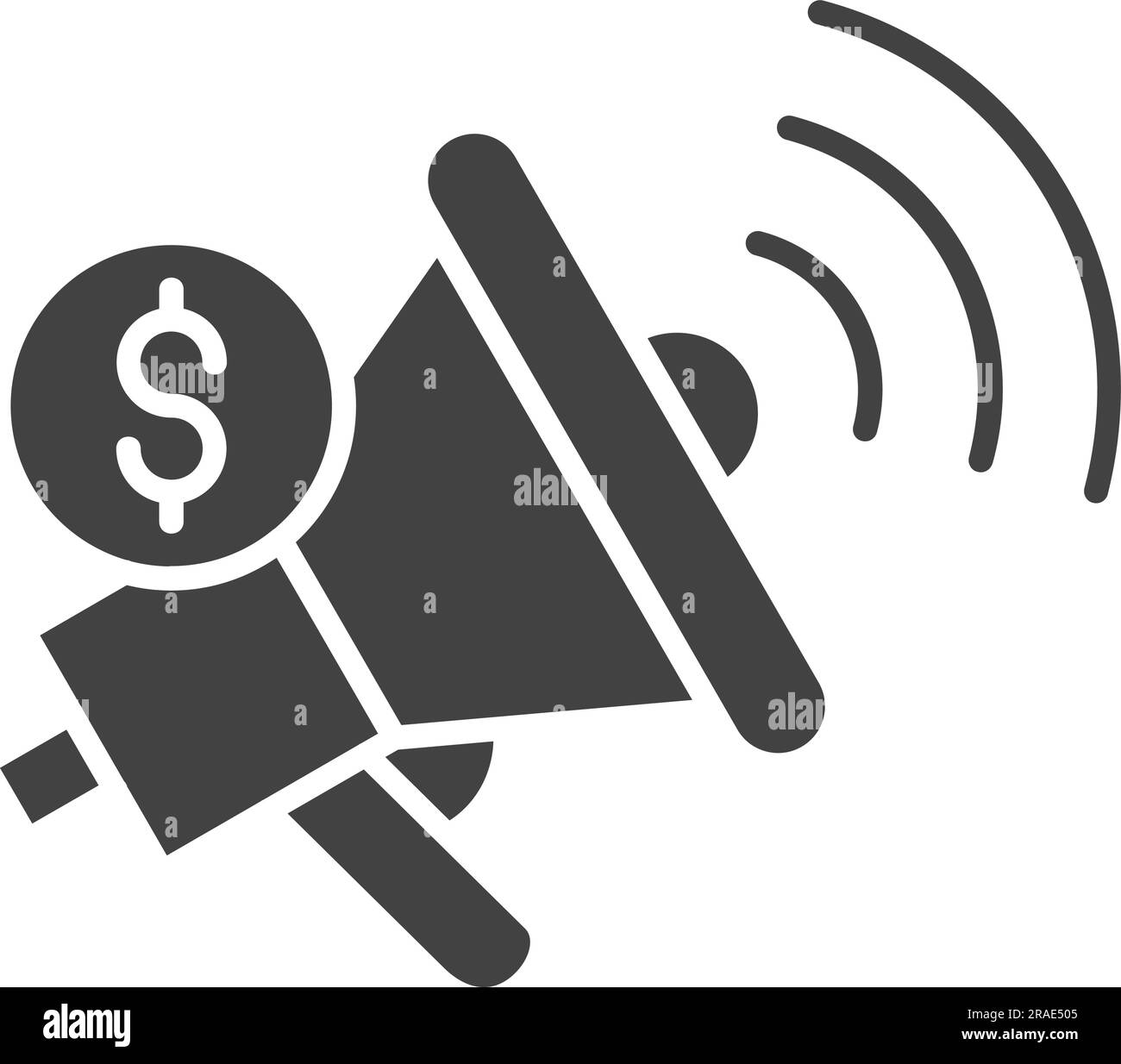 Rupor Icon image. Suitable for mobile application. Stock Vector