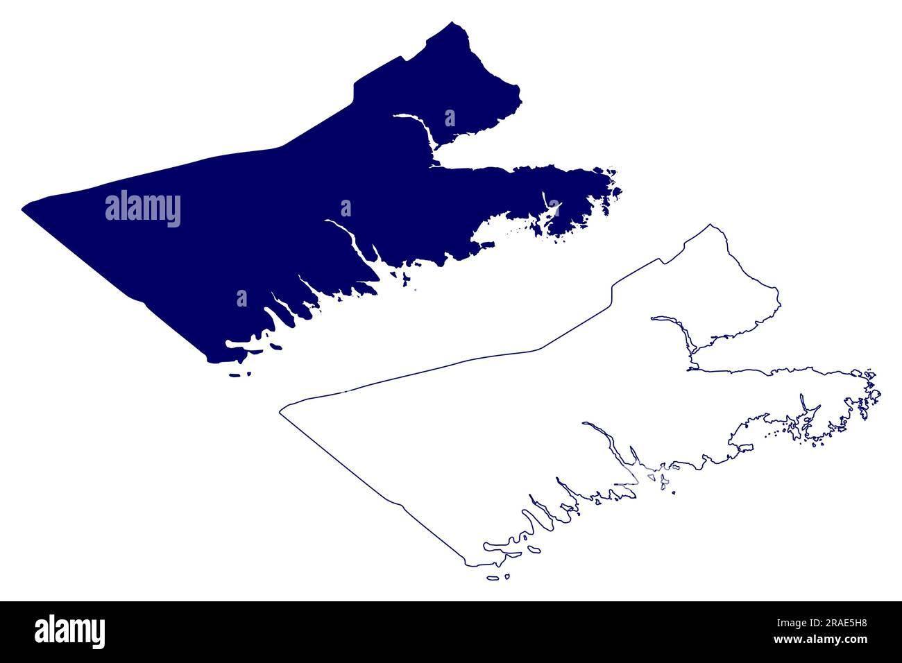 Guysborough County (Canada, Nova Scotia Province, North America) map