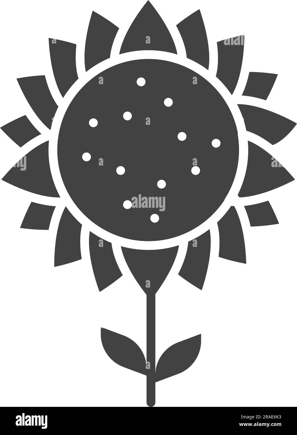sunflower Icon Image Stock Vector Image & Art - Alamy