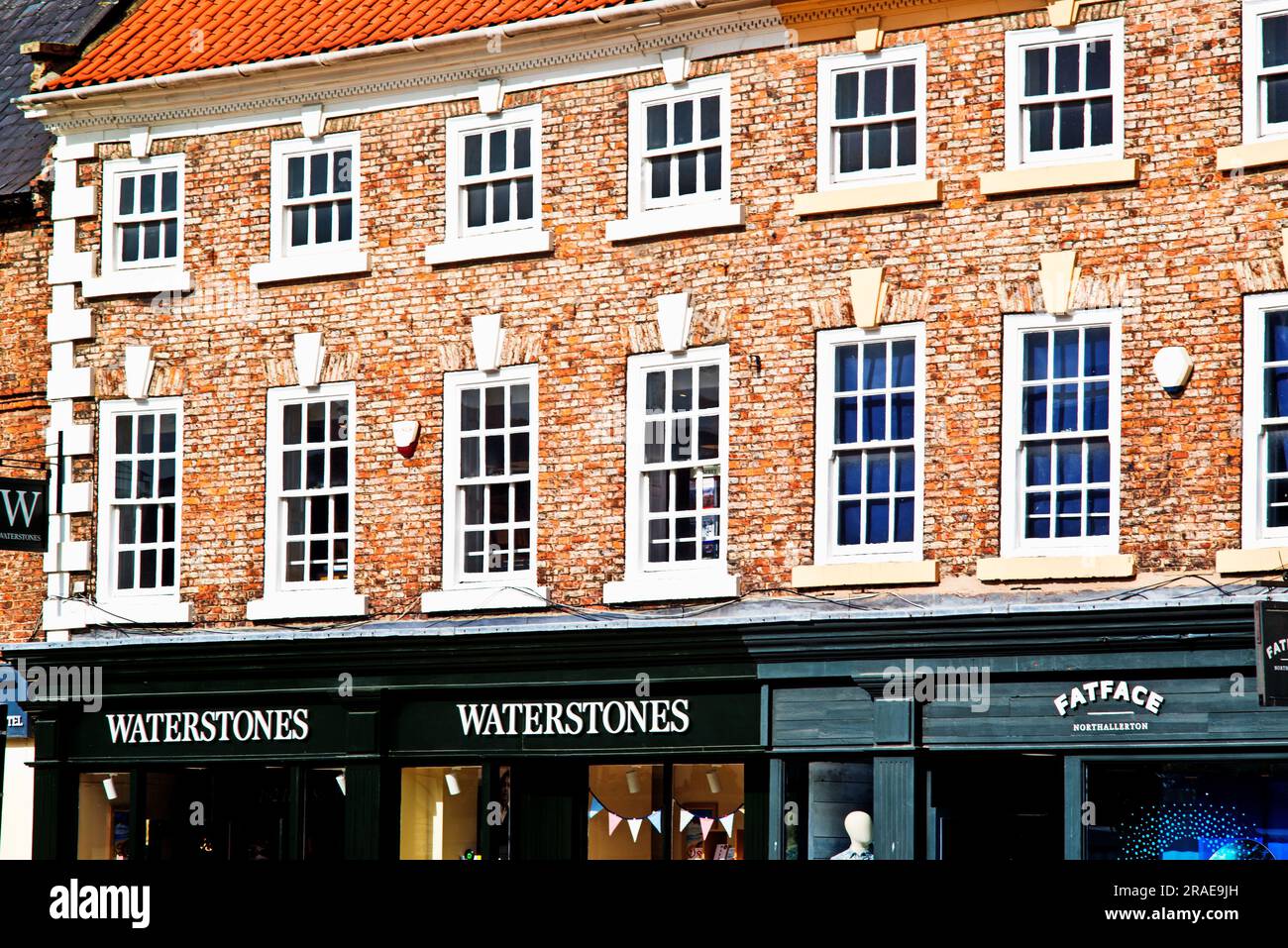 Waterstones and Fat Face Stores, High Street, Northallerton, Yorkshire