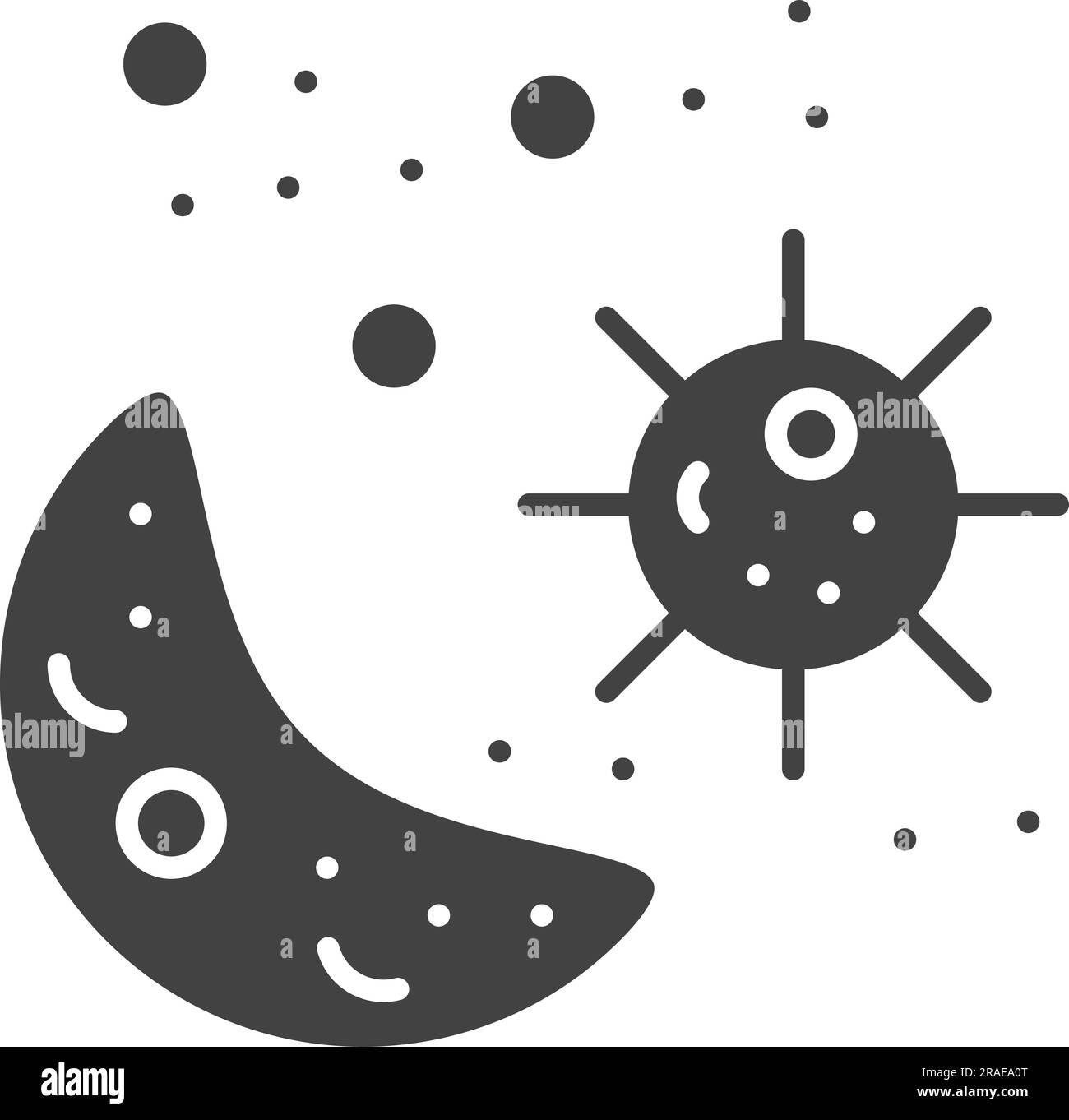Bacterias Icon Image Stock Vector Image & Art - Alamy