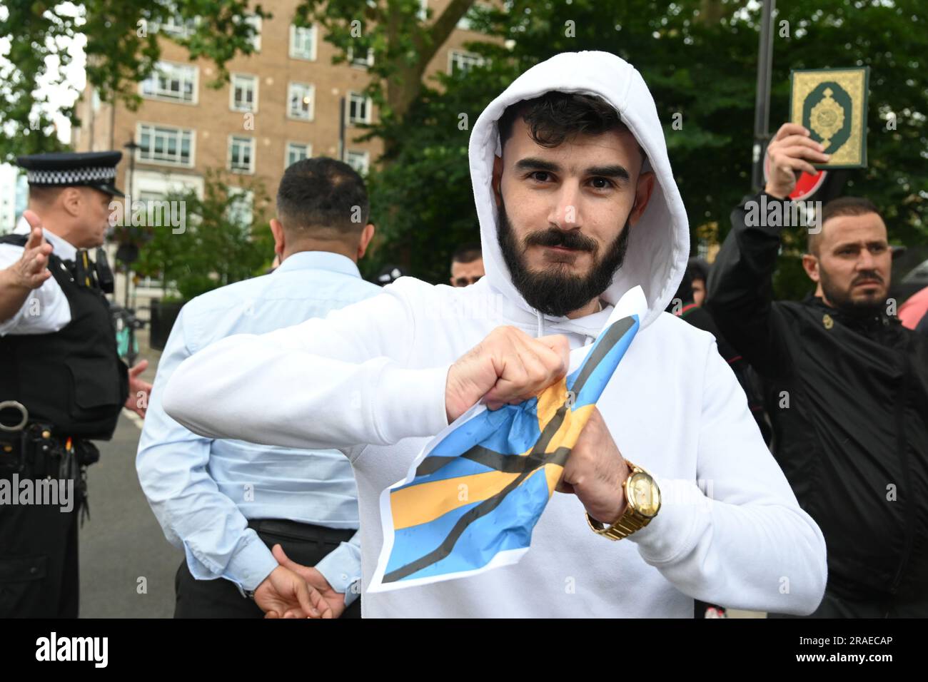 Muslims In Sweden Individual in sweden why the muslim still protesting hi-res stock ...