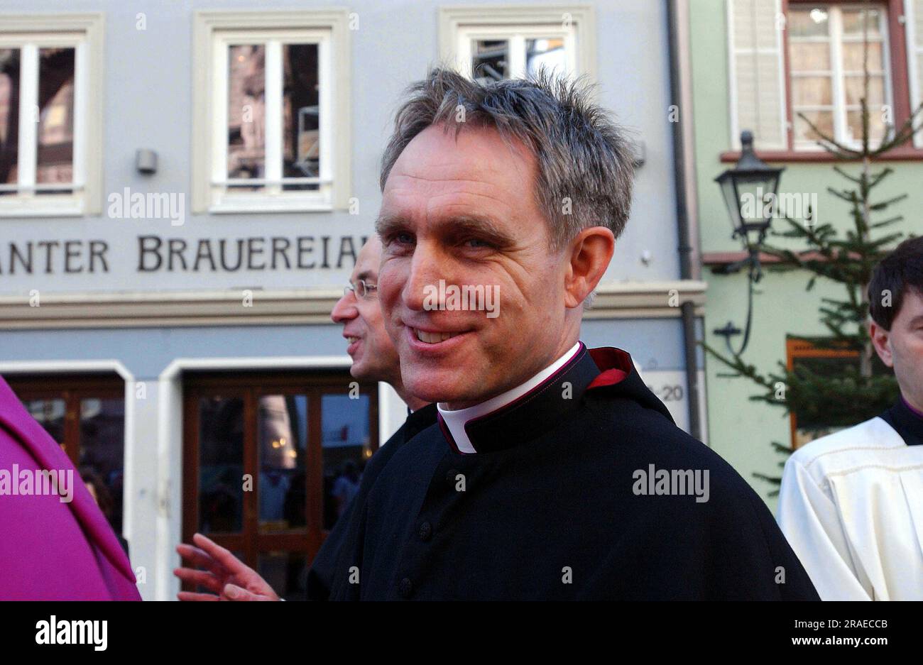 Germany. 04th July, 2023. picture kill Freiburg - FRIBORG, FATHER GEORG GAENSWEIN ATTENDS THE FUNERAL OF THE PREVIOUS ARCHBISHOP OF FRIBORG, OSKAR SAIER, WHO HAD CONSECRATED HIM A DEACON Germany, Freiburg - January 10, 2008 Monsignor Georg Gaenswein personal secretary of pope Benedict XVI attends the funeral ceremony of the former Archbishop of Freiburg. Editorial Usage Only Credit: Independent Photo Agency/Alamy Live News Stock Photo