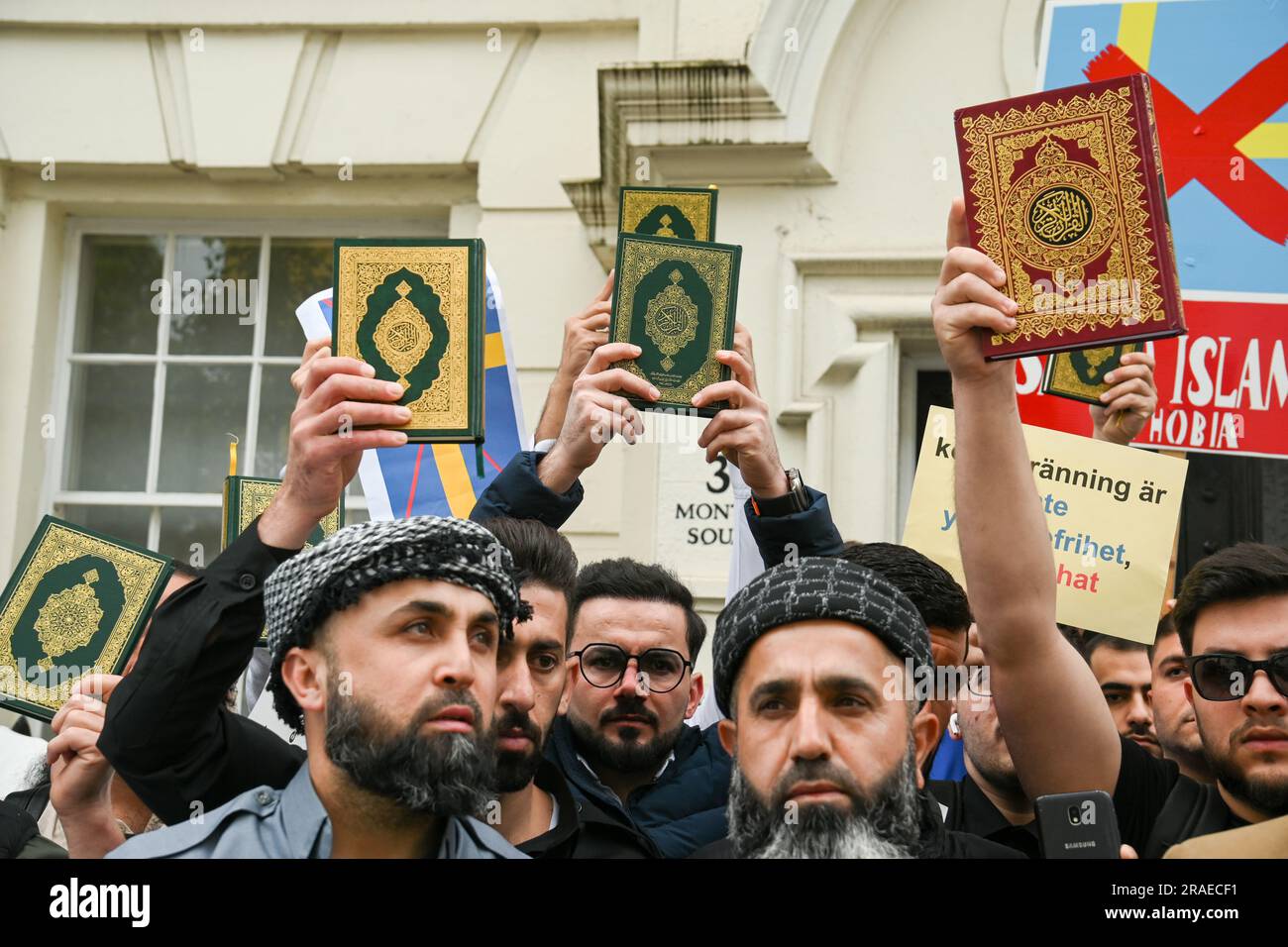 Muslims In Sweden Individual in sweden why the muslim still protesting hi-res stock ...