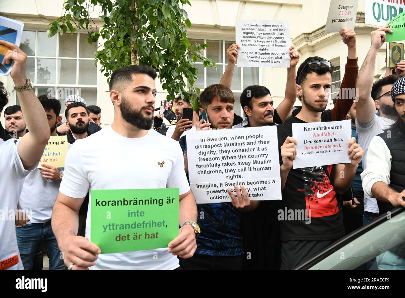 Muslims In Sweden Individual in sweden why the muslim still protesting hi-res stock ...