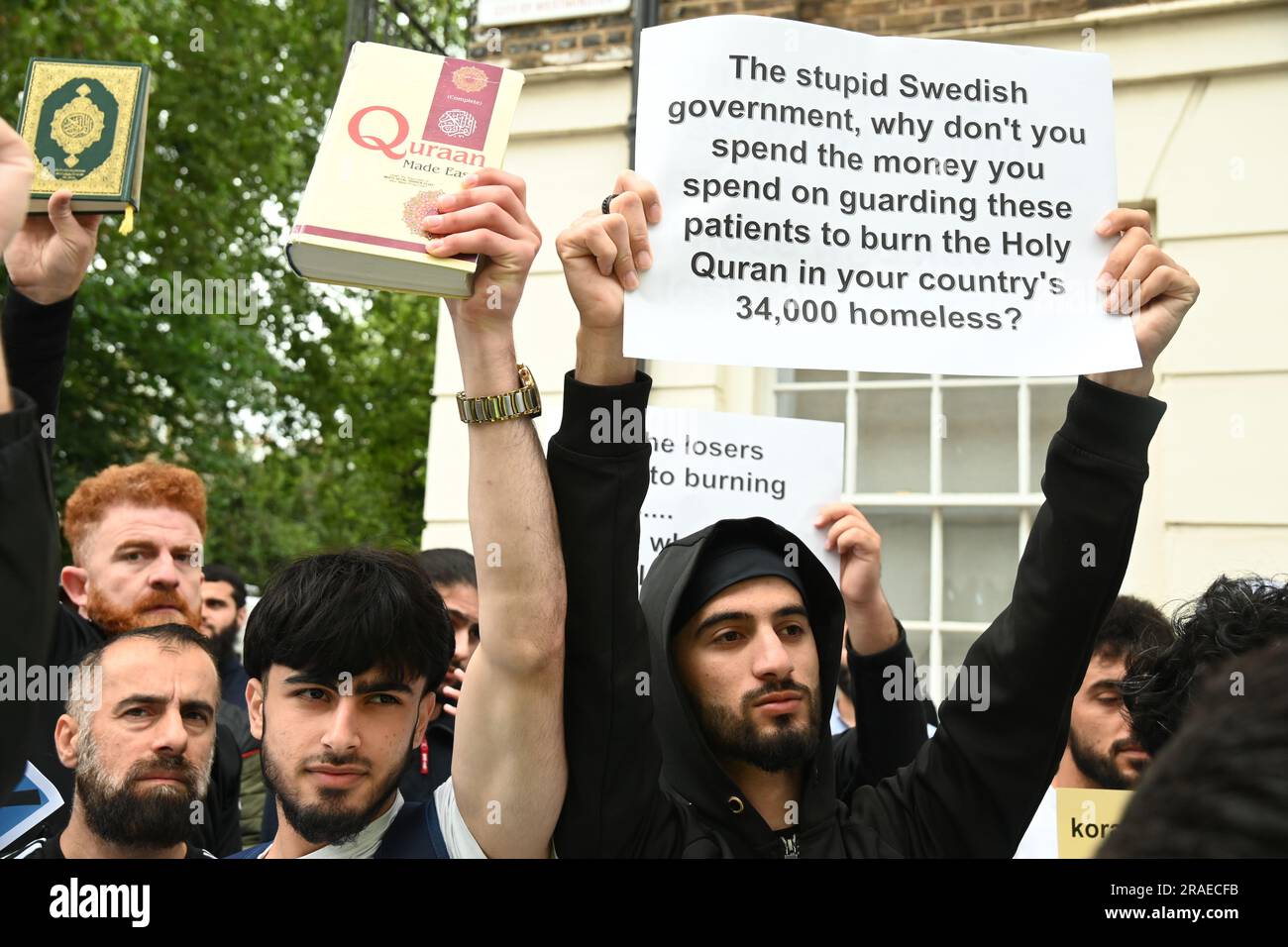 Muslims In Sweden Individual in sweden why the muslim still protesting hi-res stock ...