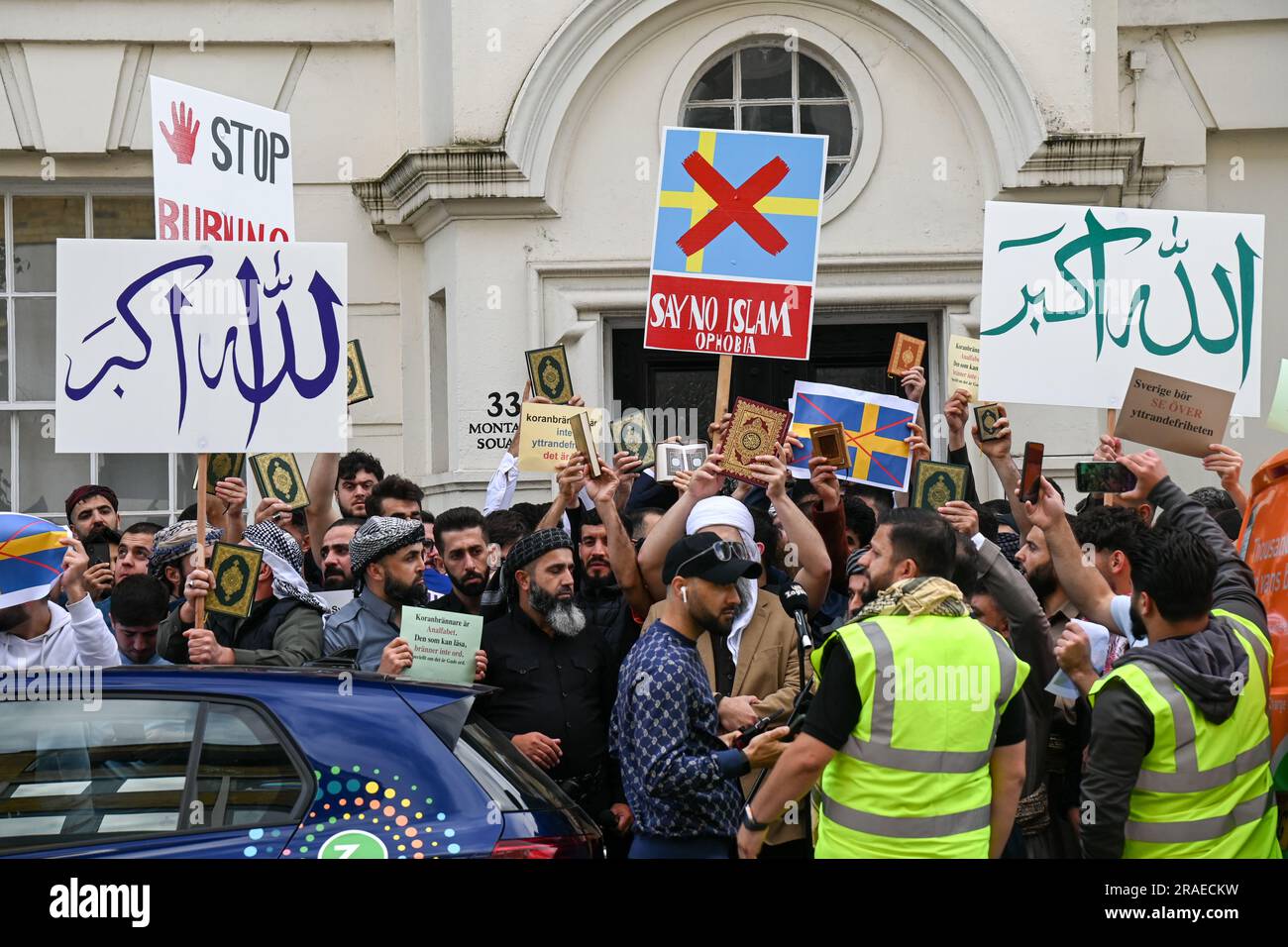 Muslims In Sweden Individual in sweden why the muslim still protesting hi-res stock ...