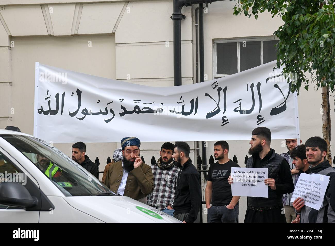 Muslims In Sweden Individual in sweden why the muslim still protesting hi-res stock ...