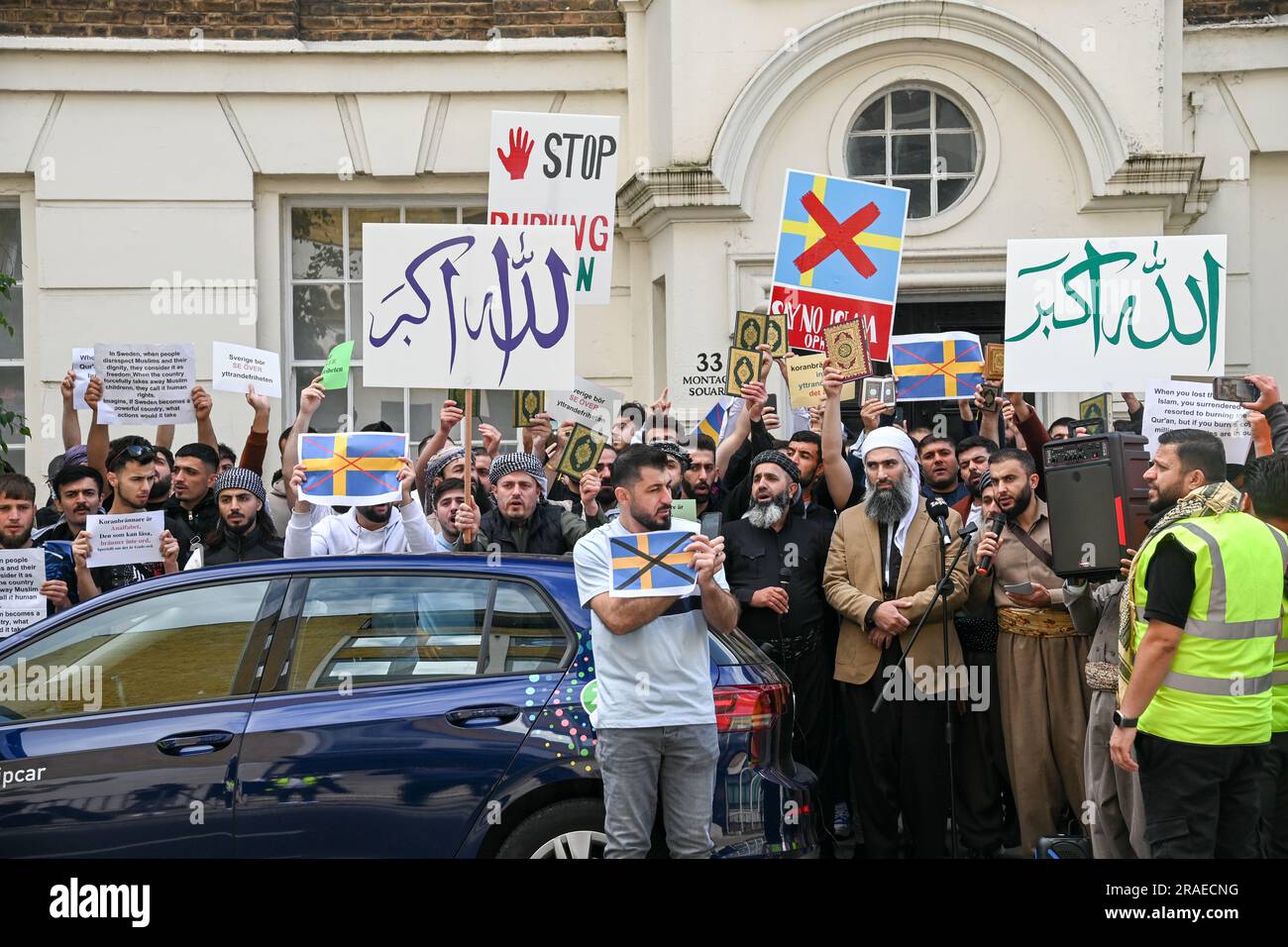 Muslims In Sweden Individual in sweden why the muslim still protesting hi-res stock ...