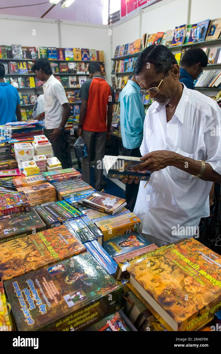 Book exhibition at Coimbatore, Tamil Nadu, South India, India, Asia