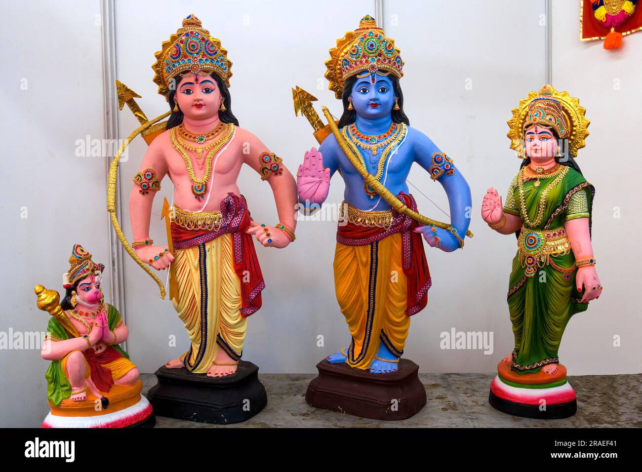 Bommai Kolu, Kolu festival is a doll and figurine display celebrated during the festival of Navratri in Tamil Nadu, South India, India, Asia Stock Photo