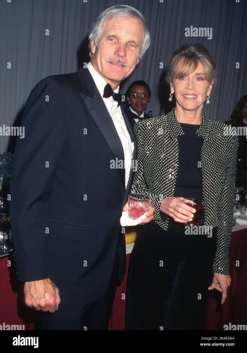 1997 Ted Turner Jane Fonda John Barrett/PHOTOlink Stock Photo - Alamy