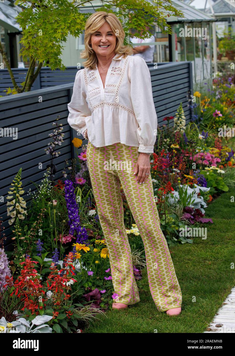 London, UK. 3rd July, 2023. Anthea Turner at the Hampton Court Palace Garden Festival Credit: Joe Maida/Alamy Live News Stock Photo