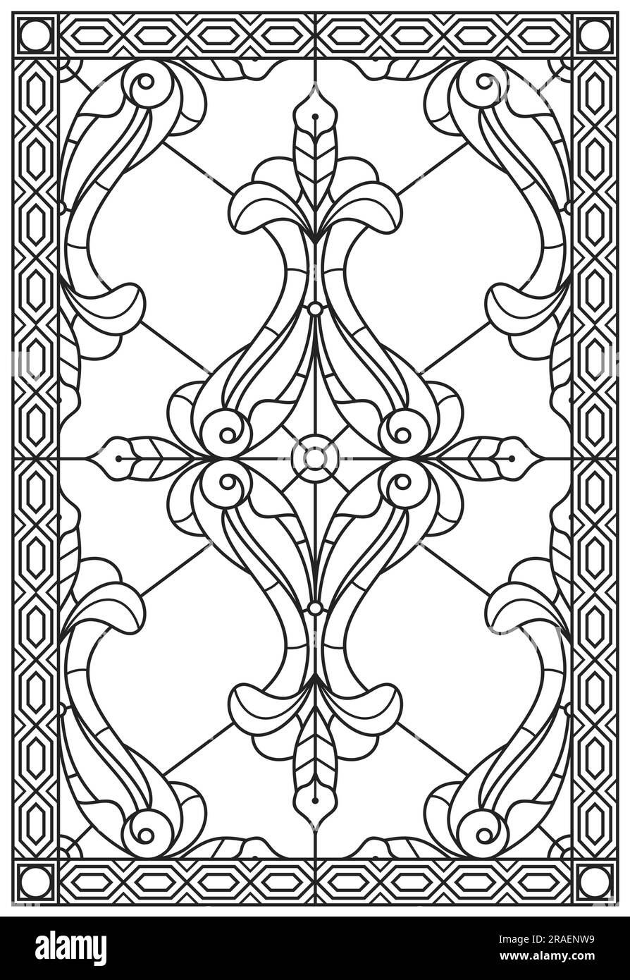 Lace pattern art nouveau hi-res stock photography and images - Page 2 -  Alamy