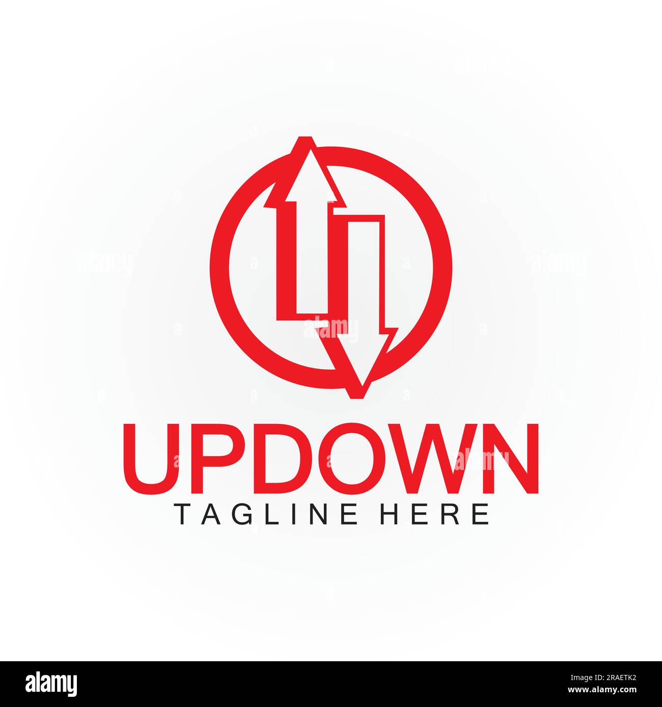 Arrows up down logo icon design template Stock Vector Image & Art - Alamy