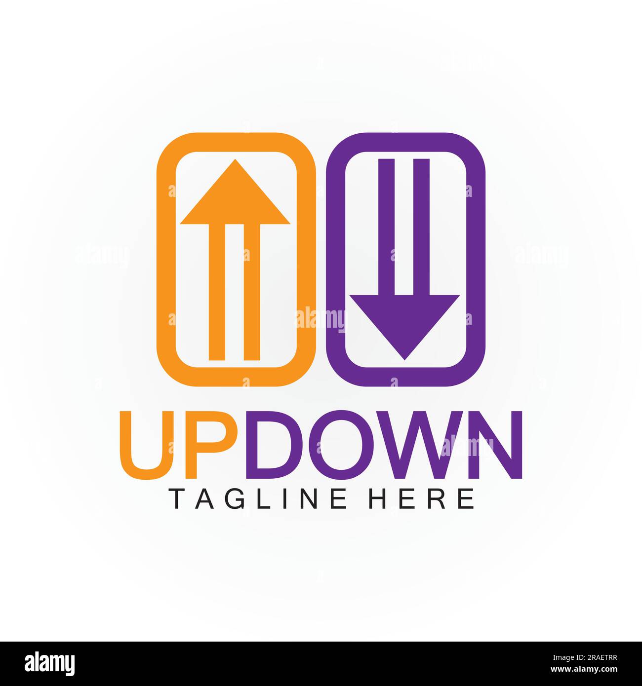 Up down arrows typography hi-res stock photography and images - Alamy