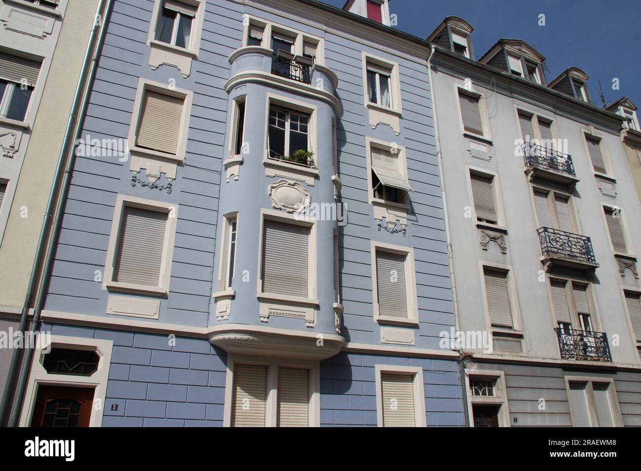 flat buildings in mulhouse in alsace (france) Stock Photo
