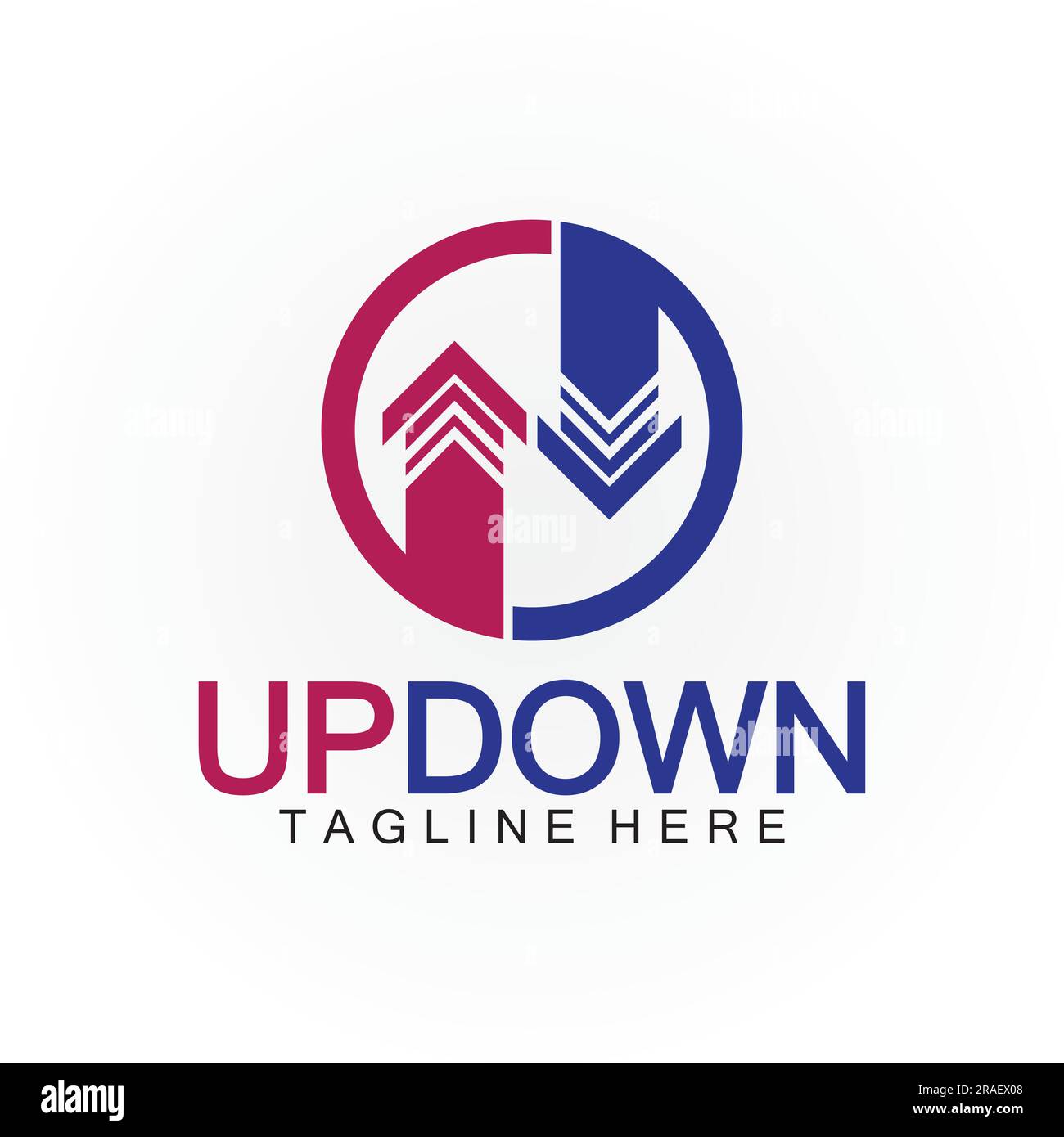 Arrows up down logo icon design template Stock Vector Image & Art - Alamy