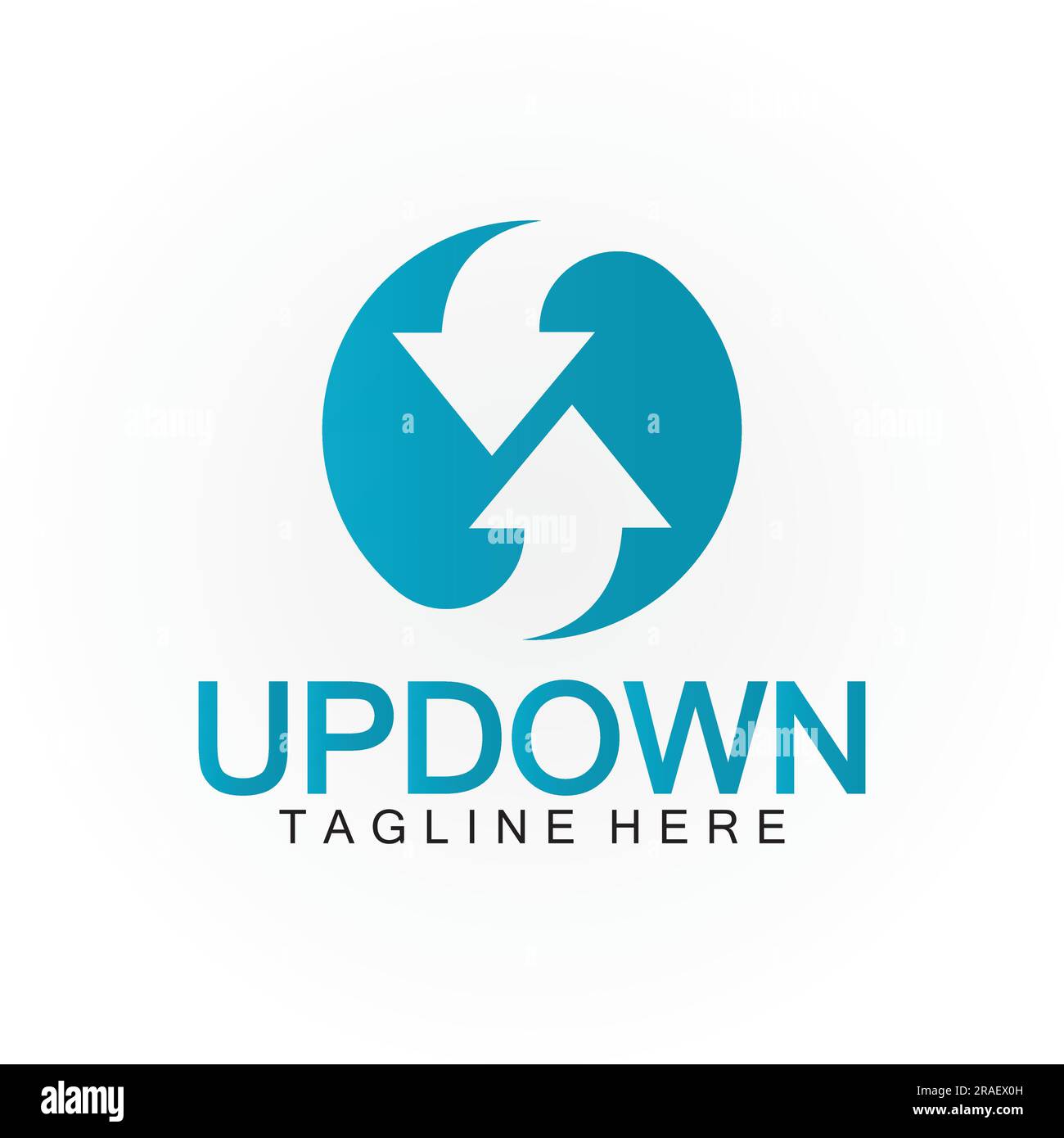 Arrows up down logo icon design template Stock Vector Image & Art - Alamy