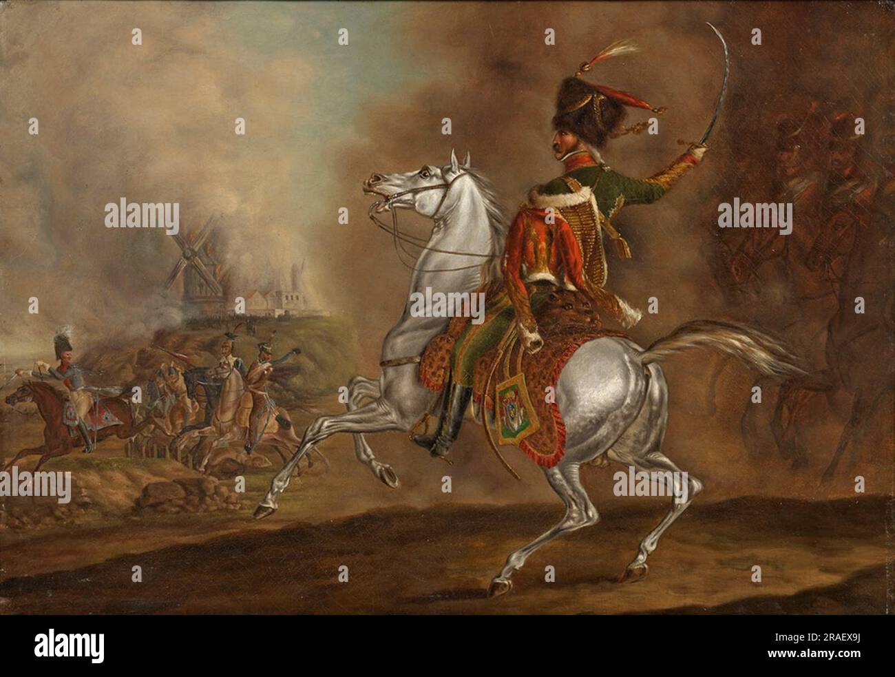 Soldats De Plomb Little Legion – Chasseurs De La Garde Waterloo – 60 Mm – Excellent état