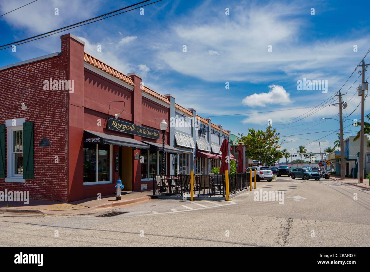 Stuart, FL, USA - July 1, 2023: Riverwalk Cafe and Oyster Bar Stuart ...