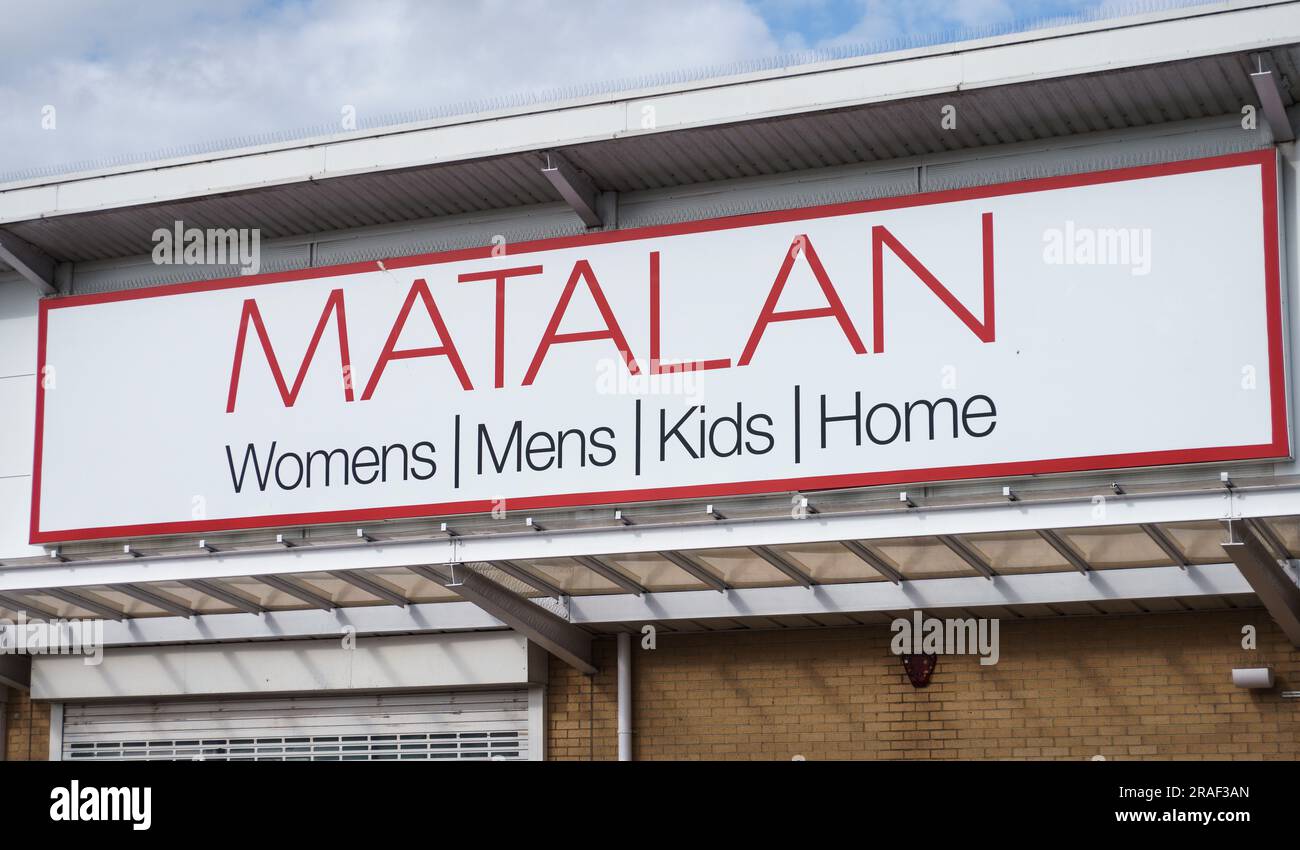 Matalan store frontage Stock Photo