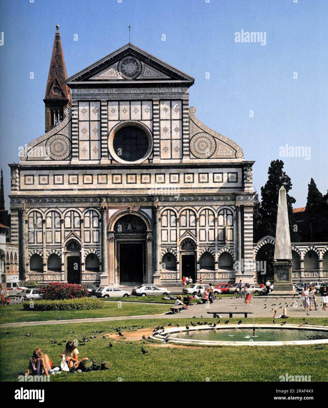 Santa Maria Novella (Florence) 1470 by Leon Battista Alberti Stock