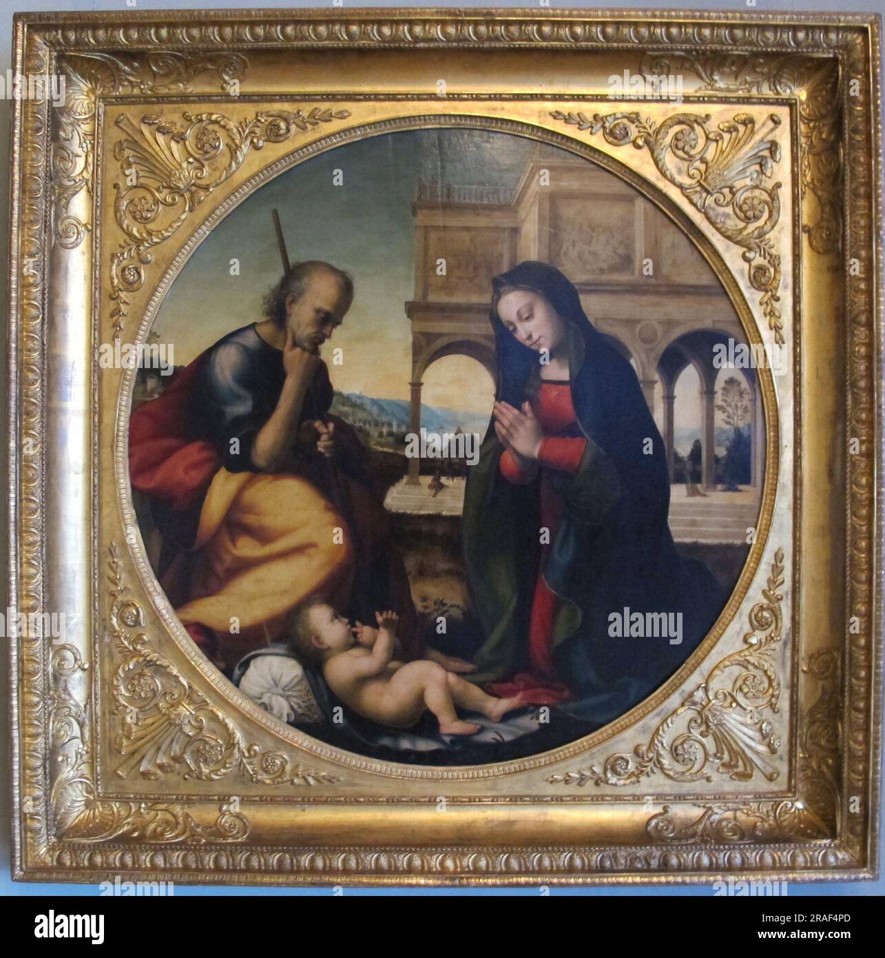 Adoration of the Child Stock Photo - Alamy