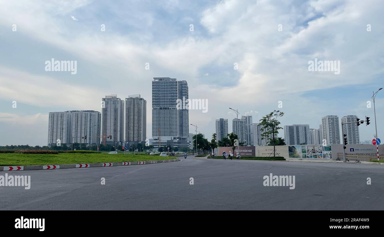 Star Lake urban area in Ha Noi, Vietnam. Bất động sản, đô thị Stock Photo Alamy