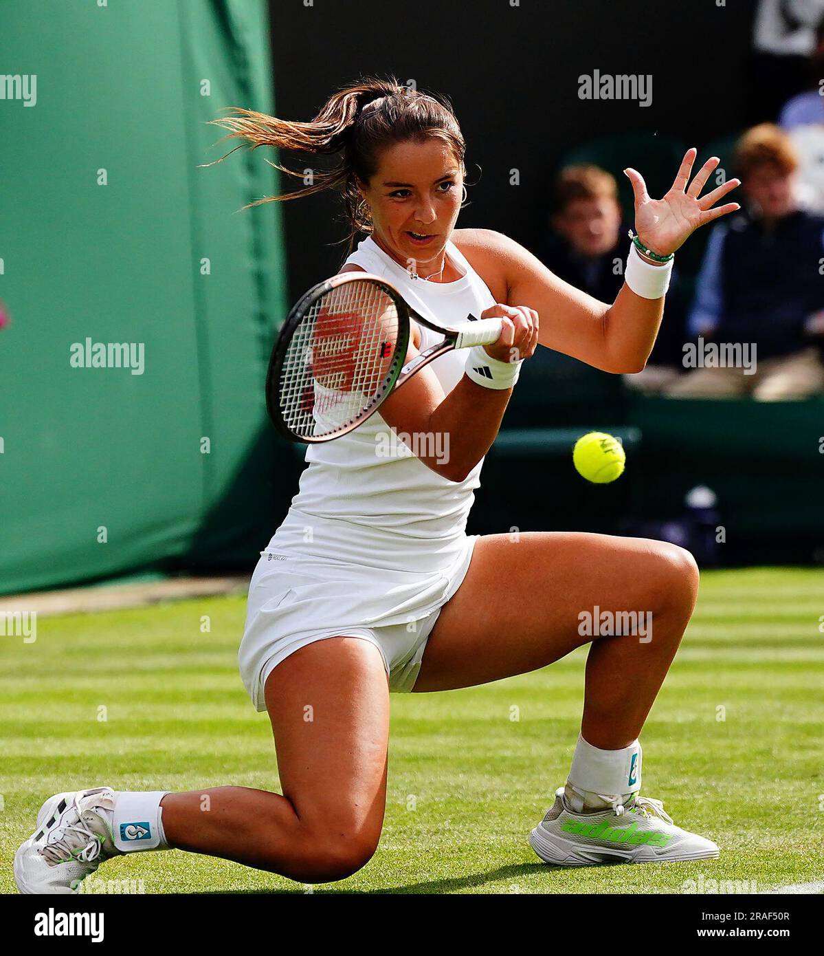 Jodie Burrage In Action Against Caty Mcnally (not Pictured) On Day One ...