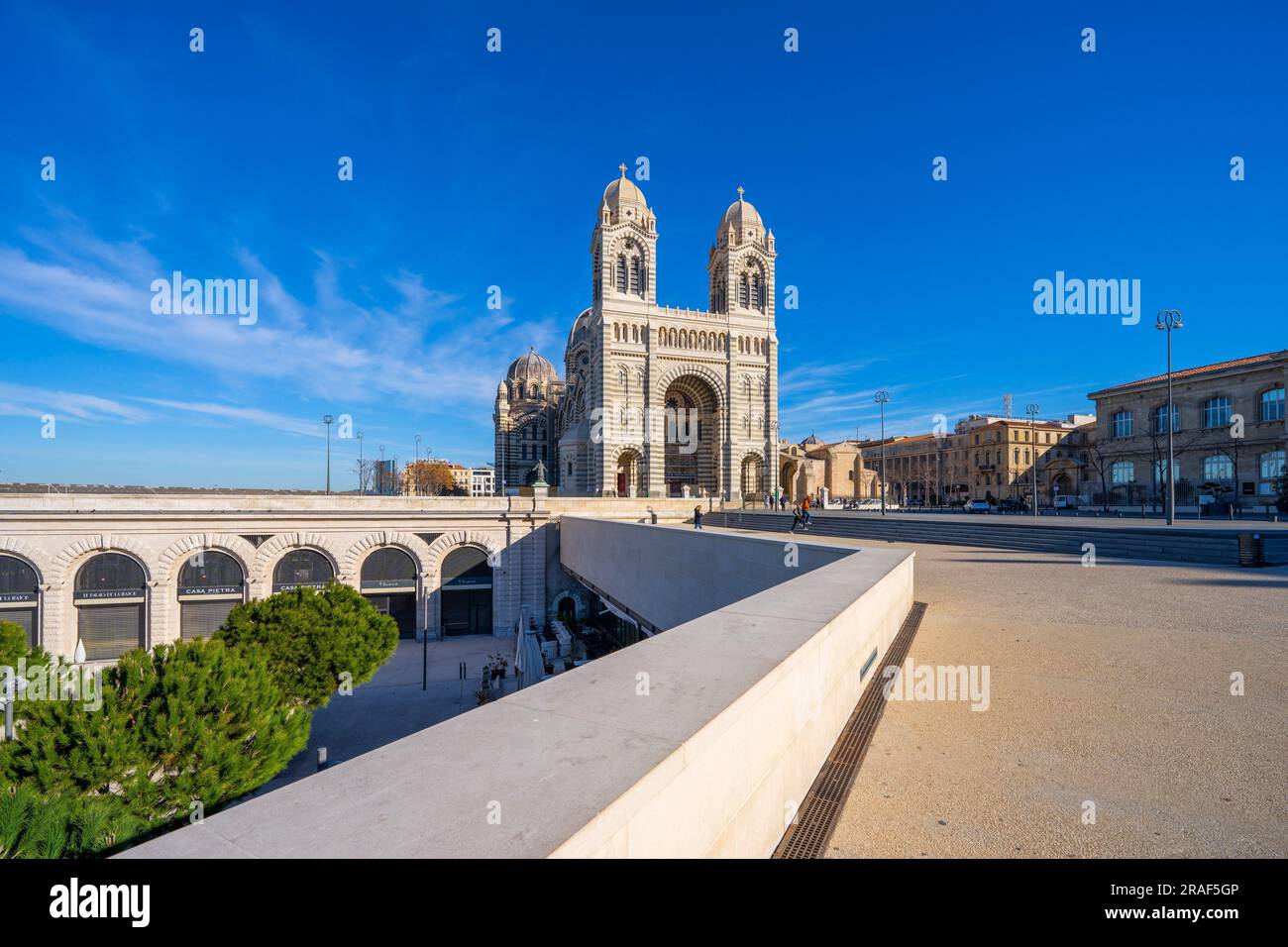Cathedral of Saint Mary Major, Marseille, Provence-Alpes-Cote d'Azur, France Stock Photo