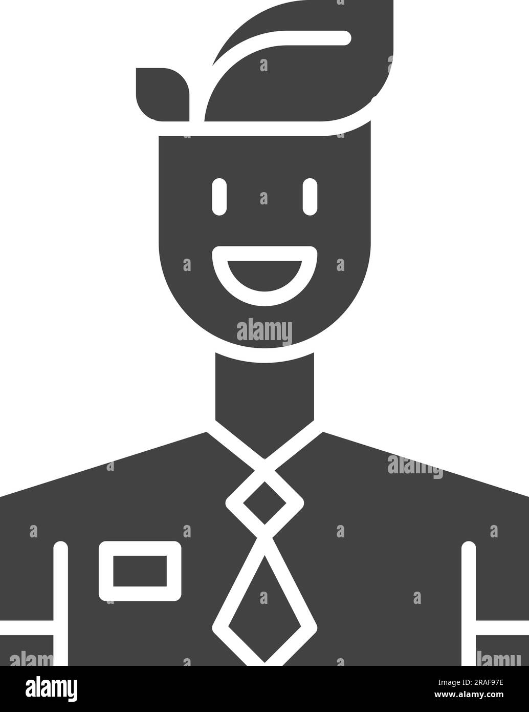 Receptionist Icon Image Stock Vector Image & Art - Alamy