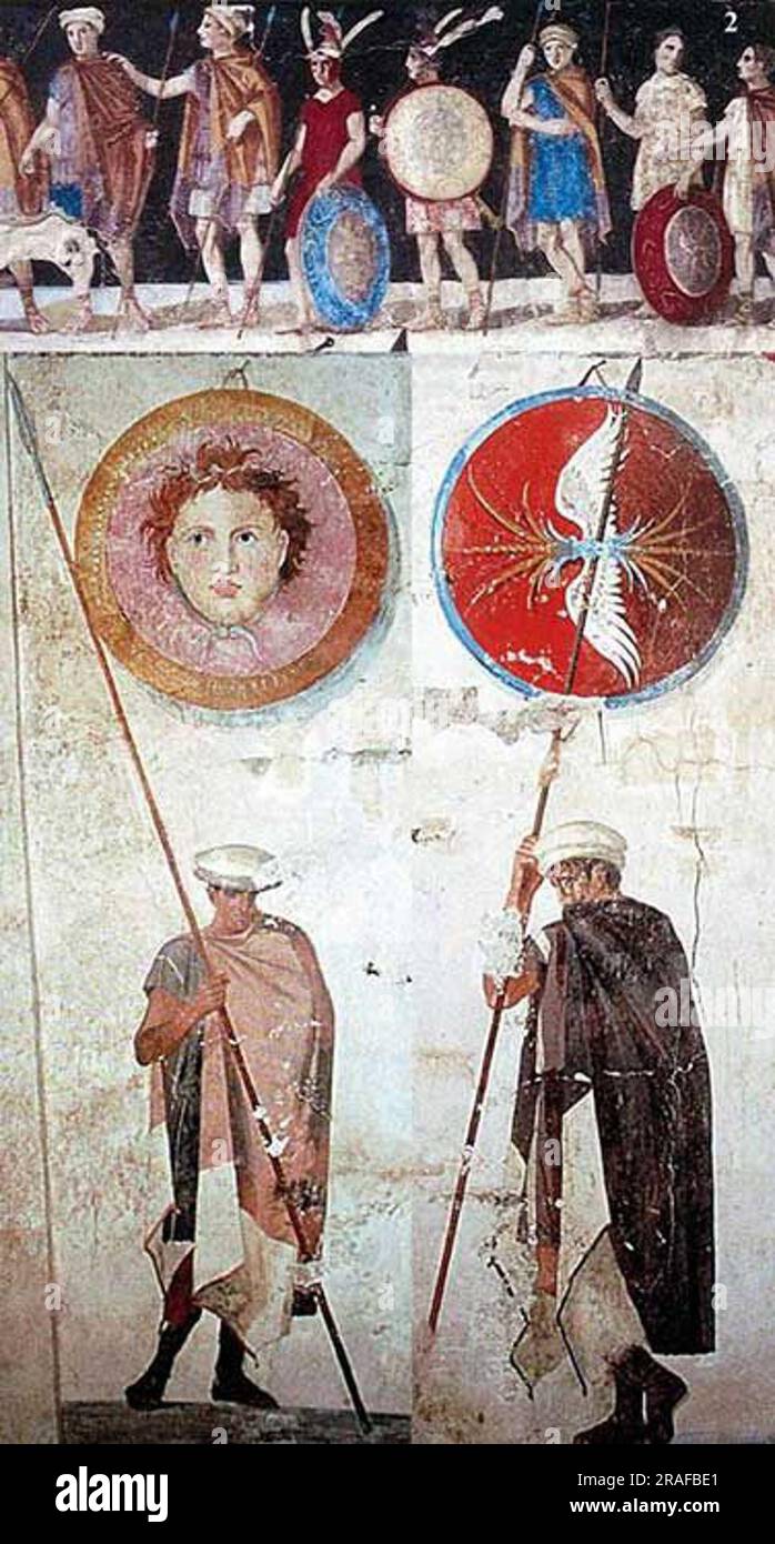Macedonian Tomb Fresco from Agios Athanasios, Thessaloniki, Greece 350