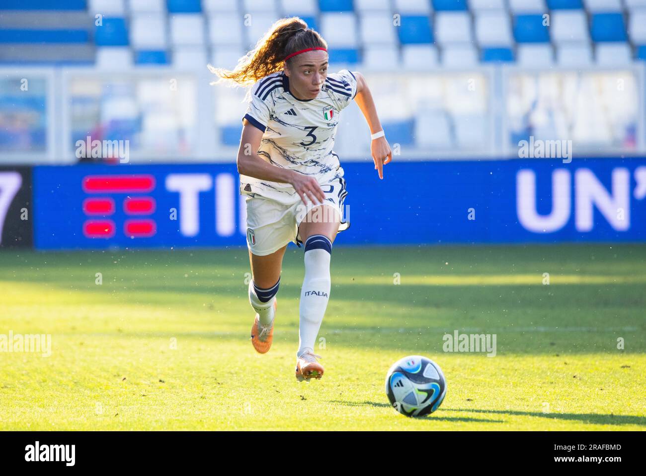 Benedetta Glioanna of Italy during the Women´s International Friendly match between Italy and Morocco at Stadio Paolo Mazza on July 01, 2023 in Ferrar Stock Photo