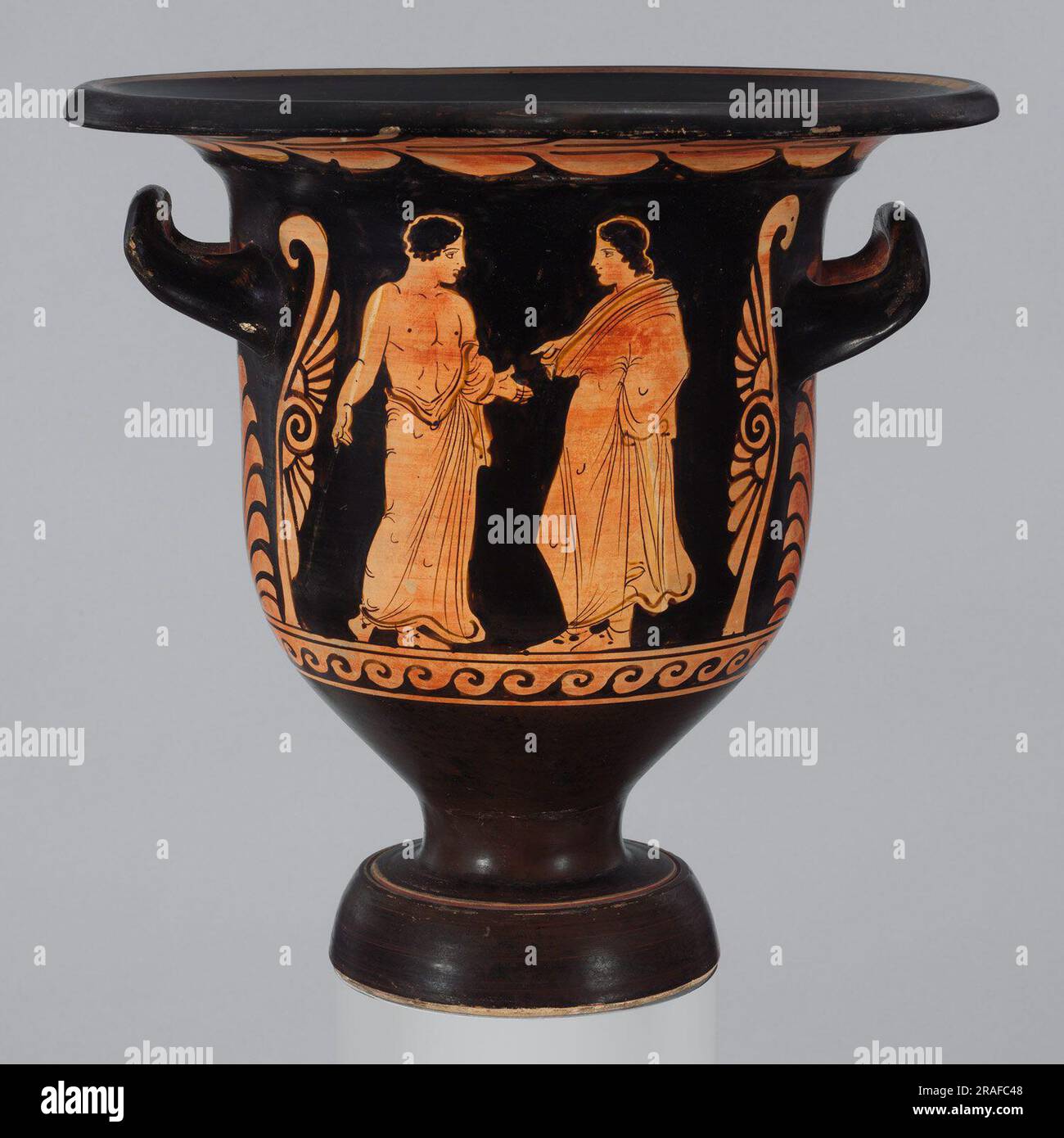 Terracotta Bell Krater (mixing Bowl) 350 BC by Ancient Greek Pottery
