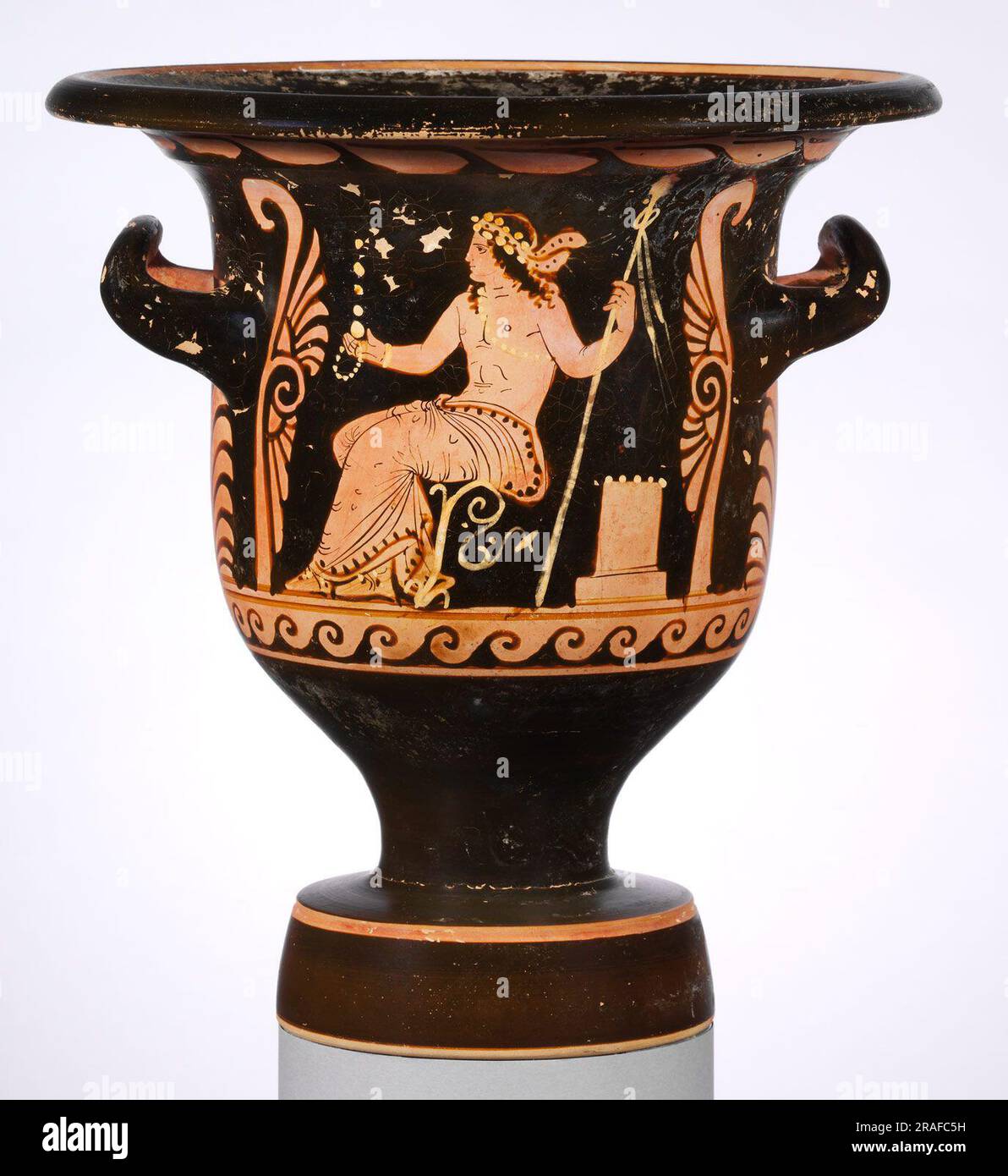 Terracotta Bell Krater (mixing Bowl) 325 BC by Ancient Greek Pottery