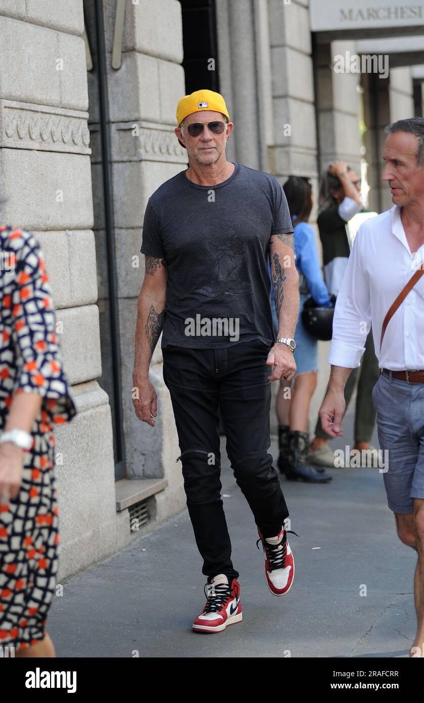 Milan, . 03rd July, 2023. Milan, 03072023 Chad Smith, the US drummer