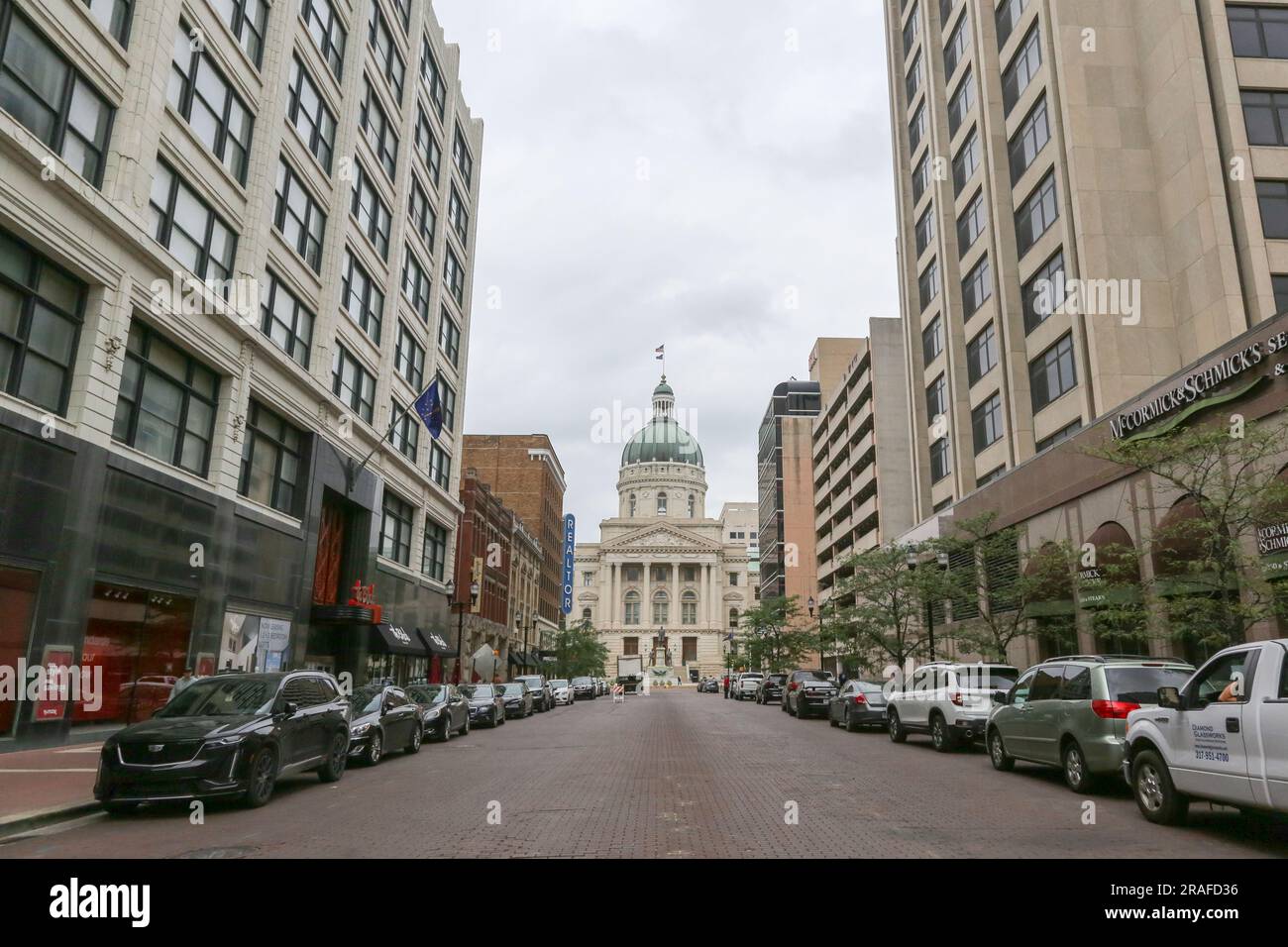 Indiana State House, Indianapolis, Indiana Stock Photo