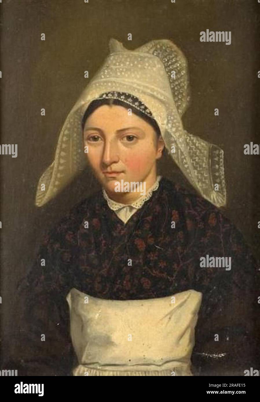 Peasant woman from Upper Brittany Stock Photo Alamy