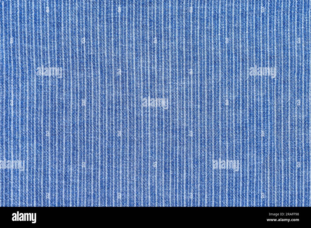 Natural linen texture as background. Cotton fabric with blue and white ...