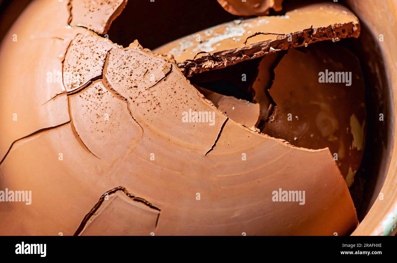 Colorful ceramic mosaic floor or wall. Creative recycled idea. Modern