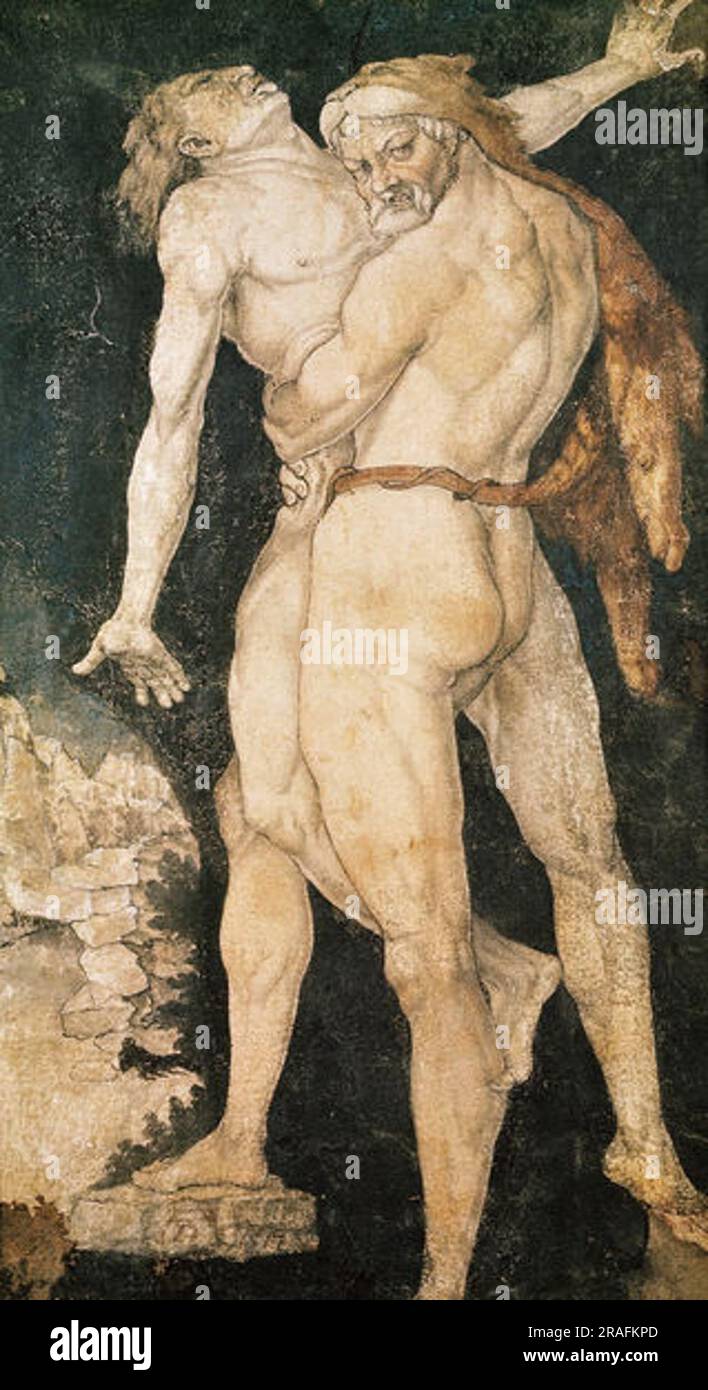 Hercules and antaeus painting hi-res stock photography and images - Alamy