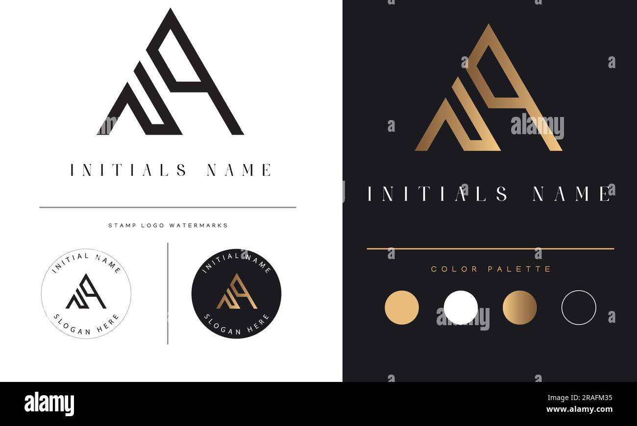 Modern Streetwear NP or PN Initial Monogram Text Letter Logo Design ...