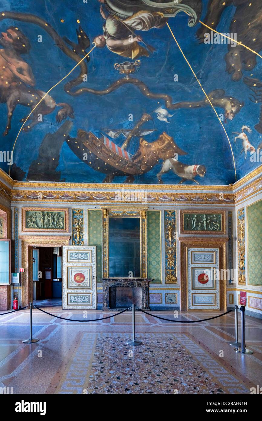 Hall of the zodiac, Palazzo Ducale, Mantova, Lombardia, Italy Stock