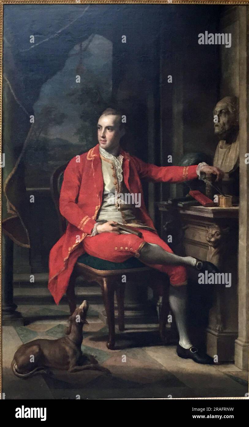 Portrait of Thomas Estcourt, Esquire 1772 by Pompeo Batoni Stock Photo
