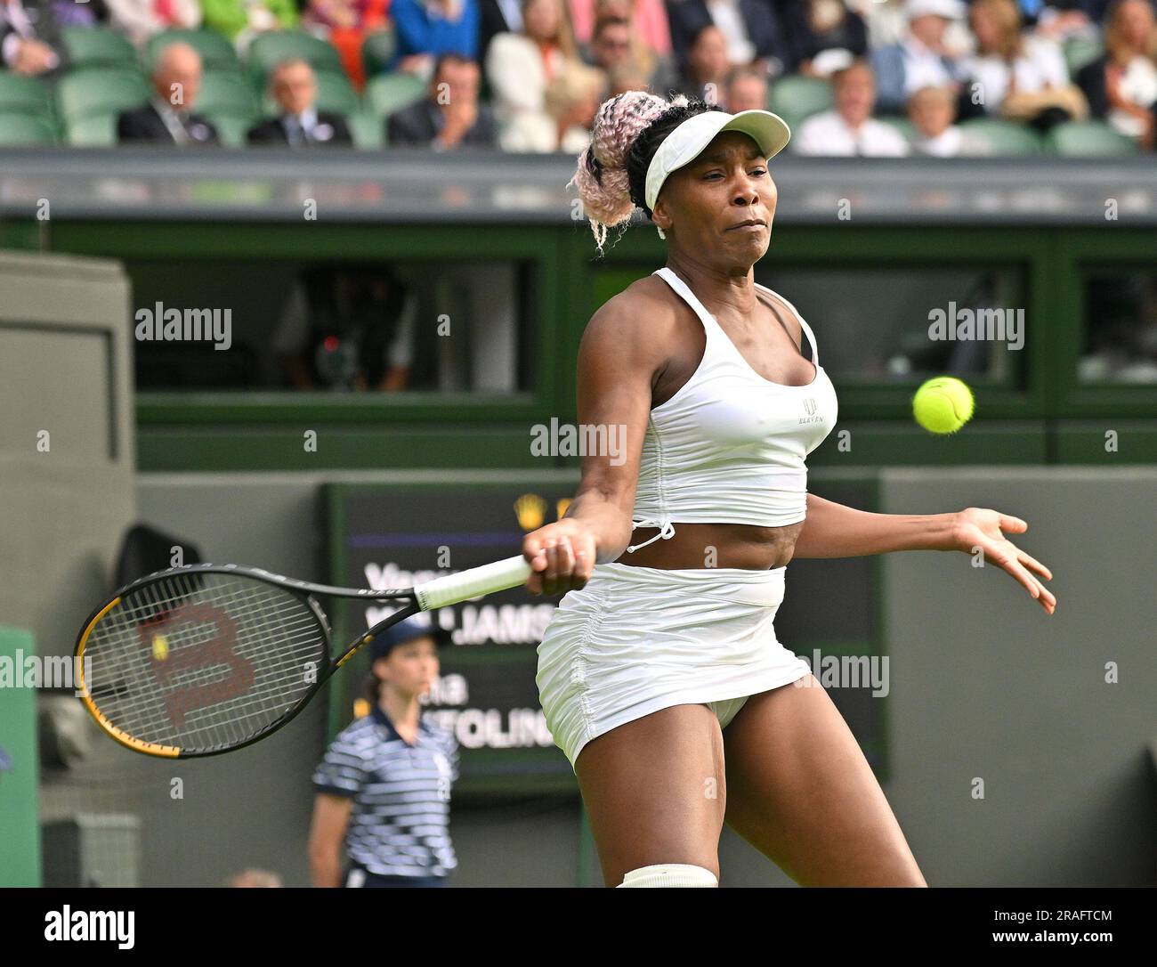 London, Gbr. 03rd July, 2023. London Wimbledon Championships Day 1 03//07/2023 Venus Williams (USA) loses first round match Credit: Roger Parker/Alamy Live News Stock Photo