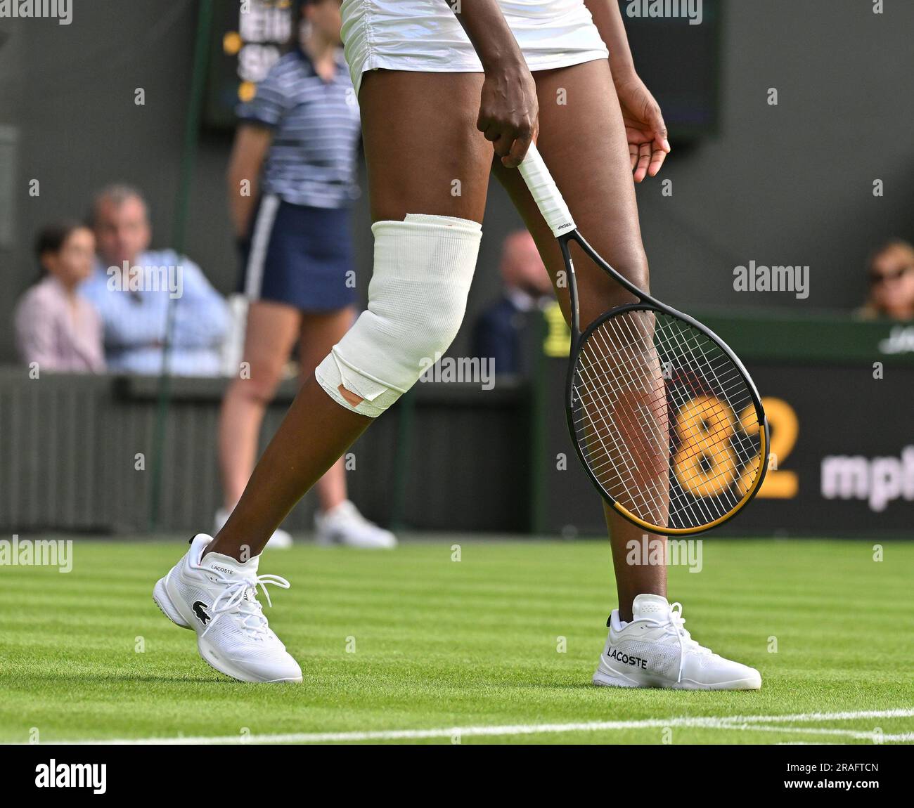 London, Gbr. 03rd July, 2023. London Wimbledon Championships Day 1 03//07/2023 Elina Svitolina (UKR) wins first round match beating Venus Williams (USA) Credit: Roger Parker/Alamy Live News Stock Photo